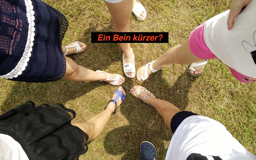 Hast du ein Bein🦵 kürzer?